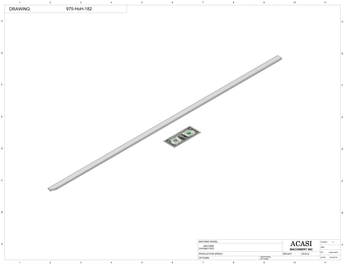 Inline Bottle Cleaner Part 975-HoH-182 By Acasi Machinery