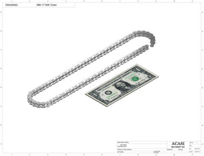 Automatic inline gap transfer machine, model GT-48, Part 996-17-000 Chain by Acasi Machinery Inc.