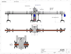 Gap Transfer  - Model GT-16 Drawings