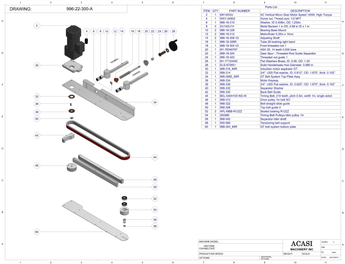Gap Transfer  - Model GT-16 | Belt System ( 996-22-300-A ) By Acasi Machinery