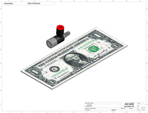 Automatic inline piston filler machine model - MiniPiston 1 SH, Component ADA-FQPS44K, by Acasi Machinery Inc.