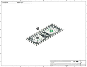 Automatic variable speed power straight bottle Conveyor, Component AME-HNX-05, by Acasi Machinery Inc.