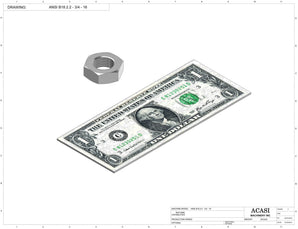 Automatic inline pressure overflow bottle filler machine, low viscosity, Component ANSI B18.22-3/4-16, by Acasi Machinery Inc.