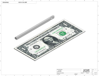 Semi-Automatic single cap tightener, model AS-CS16, Assy AS16-130-VBR, by Acasi Machinery Inc.