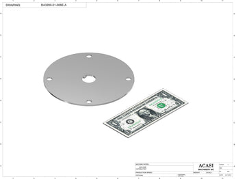 Accumulating Rotary Table Model RA 3200 Part RA3042-01-006E-A, by Acasi Machinery Inc.