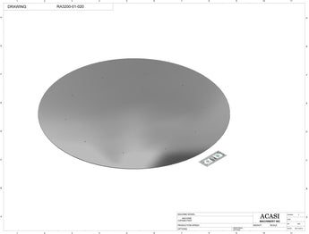 Accumulating Rotary Table Model RA 3200 Part RA3042-01-020, by Acasi Machinery Inc.