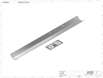 Accumulating Rotary Table Model RA 3200 Part RA3042-01-040-MI, by Acasi Machinery Inc.