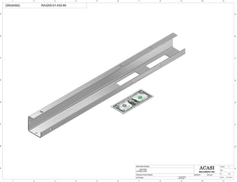 Accumulating Rotary Table Model RA 3200 Part RA3042-01-042-MI, by Acasi Machinery Inc.