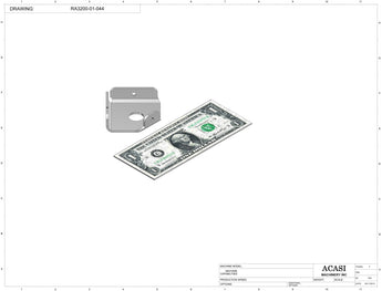 Accumulating Rotary Table Model RA 3200 Part RA3042-01-044, by Acasi Machinery Inc.