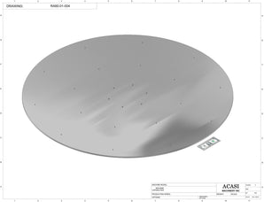Accumulating Rotary Table Model RA 60 Part RA60-01-004, by Acasi Machinery Inc.