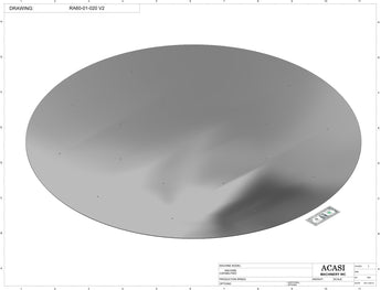 Accumulating Rotary Table Model RA 60 Part RA60-01-020 V2, by Acasi Machinery Inc.