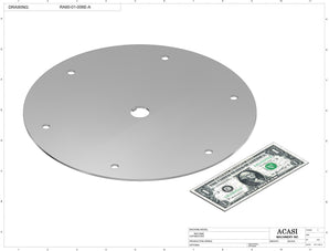 Accumulating Rotary Table Model RA 60 Part RA60-01-006E-A, by Acasi Machinery Inc.