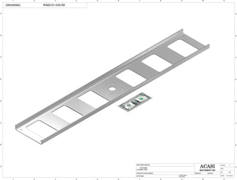 Accumulating Rotary Table Model RA 60 Part RA60-01-030-MI, by Acasi Machinery Inc.