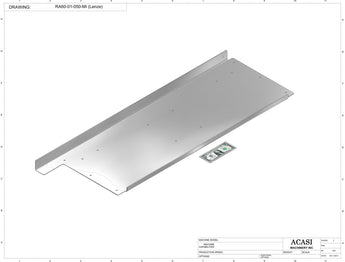 Accumulating Rotary Table Model RA 60 Part RA60-01-050-MI, by Acasi Machinery Inc.