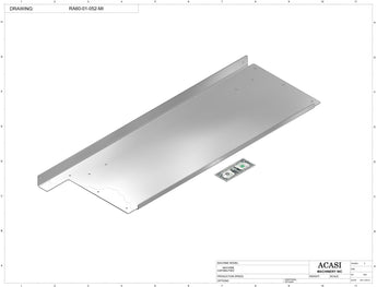 Accumulating Rotary Table Model RA 60 Part RA60-01-052E-MI, by Acasi Machinery Inc.