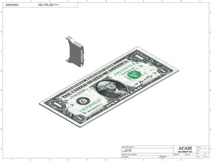 Semi-automatic pump filler machine, model PU1000, Component AEL-WA-264-711, by Acasi Machinery Inc.