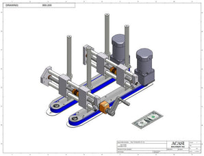 Automatic  inline gap transfer machine, model GT-22,assy 995-200 by Acasi Machinery Inc., 