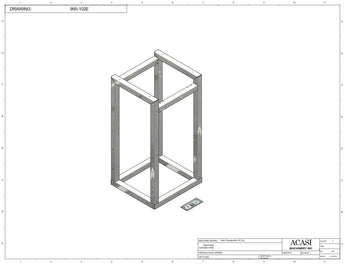 Automatic inline gap transfer machine, model GT-22, Assy 995-102E by Acasi Machinery Inc., 