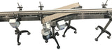 Automatic conveyor straight transfer, by Acasi Machinery Inc.,front view