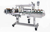 Automatic front/Back labeler machine with wrap station, model 430, by Acasi Machinery Inc.