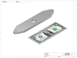 Automatic inline 4 miniature pistons filler machine, gating cylinders to automatically control handling of the bottles, high viscocity liquid products, model MiniPiston -4 Part 650-016, by Acasi Machinery Inc.