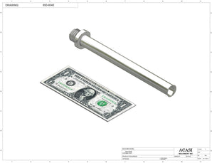 Automatic inline 4 miniature pistons filler machine, gating cylinders to automatically control handling of the bottles, high viscocity liquid products, model Minipiston, Assy 650-604E, by Acasi Machinery Inc.