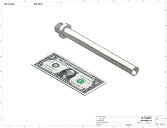 Automatic inline 4 miniature pistons filler machine, gating cylinders to automatically control handling of the bottles, high viscocity liquid products, model Minipiston, Assy 650-604E, by Acasi Machinery Inc.