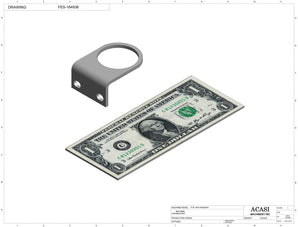 Automatic inline 4 miniature pistons filler machine, gating cylinders to automatically control handling of the bottles, high viscocity liquid products, model Minipiston, Component FES-164936, by Acasi Machinery Inc.