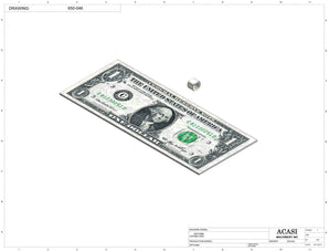 Automatic inline 4 miniature pistons filler machine, gating cylinders to automatically control handling of the bottles, high viscocity liquid products, model Minipiston, Part 650-046, by Acasi Machinery Inc.