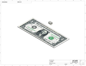 Automatic inline 4 miniature pistons filler machine, gating cylinders to automatically control handling of the bottles, high viscocity liquid products, model Minipiston, Part 650-512, by Acasi Machinery Inc.