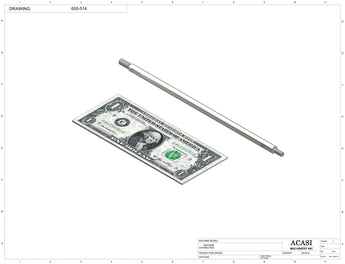 Automatic inline 4 miniature pistons filler machine, gating cylinders to automatically control handling of the bottles, high viscocity liquid products, model Minipiston, Part Part 650-514, by Acasi Machinery Inc.