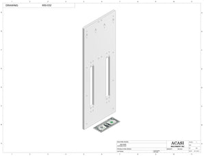 Automatic inline 4 miniature pistons filler machine, gating cylinders to automatically control handling of the bottles, high viscocity liquid products, model MiniPiston -4 Part 650-032, by Acasi Machinery Inc.