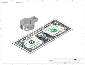Automatic inline 4 miniature pistons filler machine, gating cylinders to automatically control handling of the bottles, high viscocity liquid products, model MiniPiston-4,  Assy 650-058E-V1.0, by Acasi Machinery Inc.