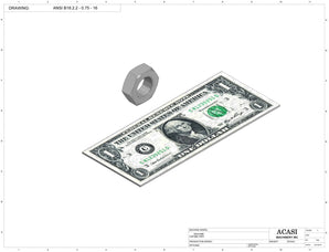 Automatic inline 4 pistons filler machine high-precision, electrically-driven ball screw movement, high viscocity liquid products, Component ANSI B18.2.2 - 3/4 - 16, by Acasi Machinery Inc.