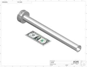 Automatic inline 4 pistons filler machine high-precision, electrically-driven ball screw movement, high viscocity liquid products, Assy  614-320E, by Acasi Machinery Inc.