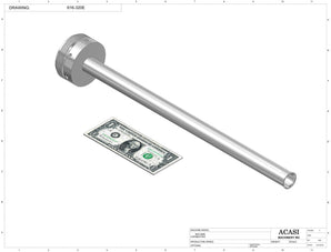 Automatic inline 4 pistons filler machine high-precision, electrically-driven ball screw movement, high viscocity liquid products, Assy  616-320E, by Acasi Machinery Inc.