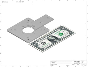 Automatic inline 4 pistons filler machine high-precision, electrically-driven ball screw movement, high viscocity liquid products, Assy 615-100E-V2.1, by Acasi Machinery Inc.