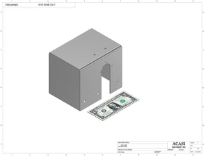 Automatic inline 4 pistons filler machine high-precision, electrically-driven ball screw movement, high viscocity liquid products, Assy 615-140E-V2.1, by Acasi Machinery Inc.