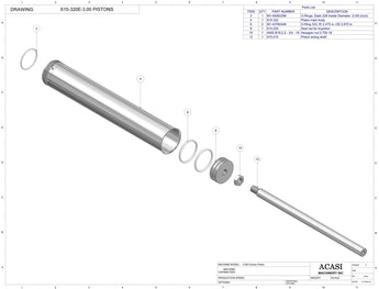 Automatic inline 4 pistons filler machine high-precision, electrically-driven ball screw movement, high viscocity liquid products, Assy 615-320E-3.00, by Acasi Machinery Inc.