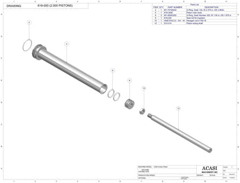 Automatic inline 4 pistons filler machine high-precision, electrically-driven ball screw movement, high viscocity liquid products, Assy 618-000, by Acasi Machinery Inc.