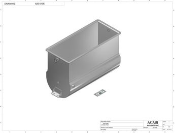Automatic inline 4 pistons filler machine high-precision, electrically-driven ball screw movement, high viscocity liquid products, Assy 620-010E, by Acasi Machinery Inc.