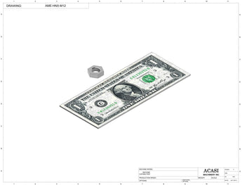 Automatic inline 4 pistons filler machine high-precision, electrically-driven ball screw movement, high viscocity liquid products, Component AME-HNX-M12, by Acasi Machinery Inc.