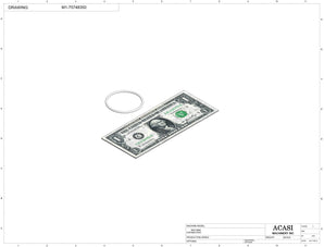 Automatic inline 4 pistons filler machine high-precision, electrically-driven ball screw movement, high viscocity liquid products, Component M1-75748350, by Acasi Machinery Inc.