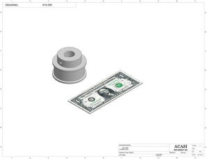 Automatic inline 4 pistons filler machine high-precision, electrically-driven ball screw movement, high viscocity liquid products, Part 610-050, by Acasi Machinery Inc.