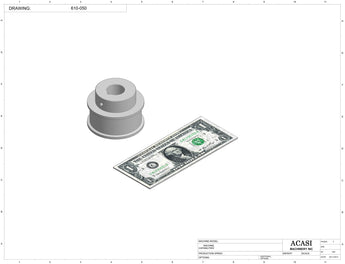 Automatic inline 4 pistons filler machine high-precision, electrically-driven ball screw movement, high viscocity liquid products, Part 610-050, by Acasi Machinery Inc.