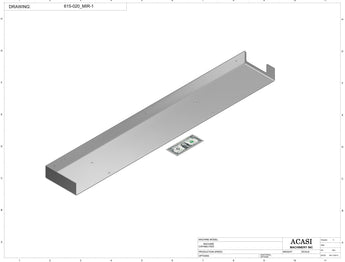 Automatic inline 4 pistons filler machine high-precision, electrically-driven ball screw movement, high viscocity liquid products, Part 615-020_MIR-1, by Acasi Machinery Inc.