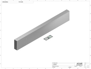 Automatic inline 4 pistons filler machine high-precision, electrically-driven ball screw movement, high viscocity liquid products, Part 615-020, by Acasi Machinery Inc.
