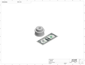Automatic inline 4 pistons filler machine high-precision, electrically-driven ball screw movement, high viscocity liquid products, Part 615-110, by Acasi Machinery Inc.