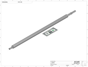 Automatic inline 4 pistons filler machine high-precision, electrically-driven ball screw movement, high viscocity liquid products, Part 615-120, by Acasi Machinery Inc.