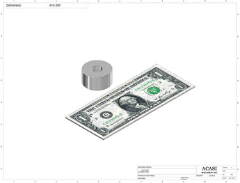 Automatic inline 4 pistons filler machine high-precision, electrically-driven ball screw movement, high viscocity liquid products, Part 615-200, by Acasi Machinery Inc.